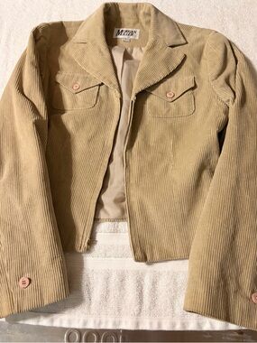 Morgan Miller Cream Corduroy Jacket